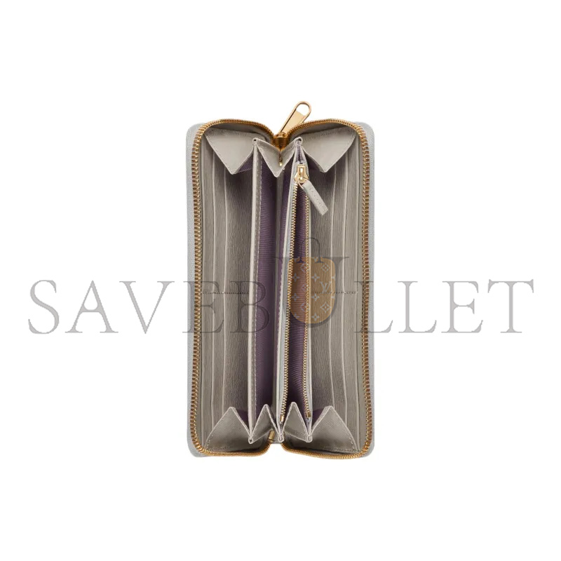 GUCCI ZIP AROUND WALLET WITH GUCCI SCRIPT 772642 (20*12.5*4cm)